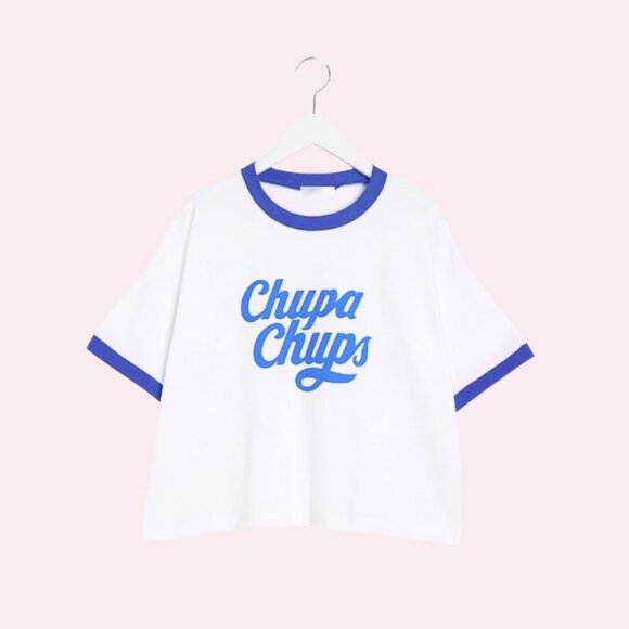 Chupa Chups Crop Vintage Box Tee - Picture 1 of 5